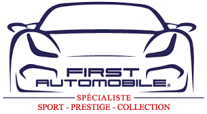 Vc cv letter design logo logotype icon concept vector. First Automobile Vente De Voitures De Prestige Collection Sport