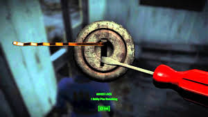 All you need is a bobby pin. Fallout 4 How To Pick A Lock With A Bobby Pin Youtube