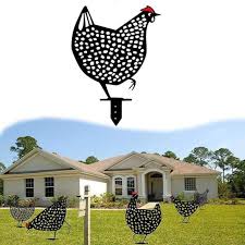 Accessoires pour cheminées et poêles à bois. Piquets De Jardin Decoratifs Decor De Cour Poule En Metal Art De Cour De Poulet Ornements De Pelouse Exterieure Decoration Jardin Cdiscount Jardin