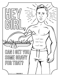 Trending images and videos related to colour! Print These Friendsgiving Adult Coloring Pages Because Lol