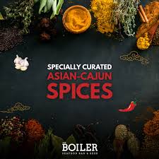 𝐓𝐡𝐞 𝐁𝐨𝐢𝐥𝐞𝐫'𝐬 𝐒𝐞𝐜𝐫𝐞𝐭 𝐖𝐞𝐚𝐩𝐨𝐧 🦞 Our secret? A carefully  curated blend of spices that elevates every bite. It's the heart of our  Asian-Cajun inspired flavors. 🌶️ Every flavor, every spice, every dish,