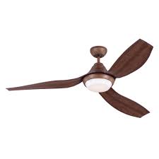 Modern ceiling fans by monte carlo. Monte Carlo Ceiling Fan Led Light 3 Blades 6 Speeds Remote Control Glass Brown Ebay