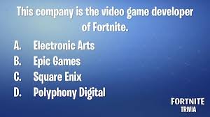 Can you answer these questions about fortnite: Fortnite Trivia Games Download Youth Ministry