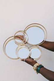 Home interior 3 ring mirror. Diy Ring Mirror Ruffled