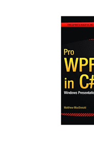 What do you want to learn today? Download Pro Wpf 4 5 In C 4th Edition Free Pdf By Matthew Macdonald Oiipdf Com