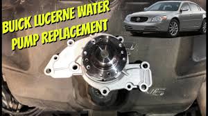 There is a coolant temperature gauge and a warning light on the instrument panel cluster that indicate an overheated engine condition. Buick Lucerne V6 Water Pump Replacement 2005 2011 Gm 3800 Engine Youtube