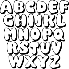black printable bubble letters bubble letter fonts bubble letters lettering alphabet