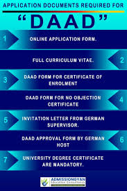 Daad Application Document Requirements In 2020 Scholarships International Scholarships Graduate Scholarships