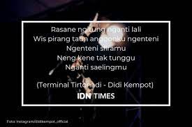 Lagu sungguh sedih ditinggal pacar kembali kemantanlagu buat yg pacaran jarak jau ldrjudul lagu : Meninggal Dunia Lirik Lagu Cinta Lord Of Broken Heart Didi Kempot