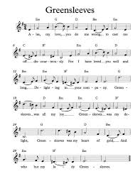 In dieser kategorie finden sie. Kostenlose Noten Kostenloses Lead Sheet Greensleeves Bildung Ideen Diy Pianomuziek Trompet Muziek Muziekbladen