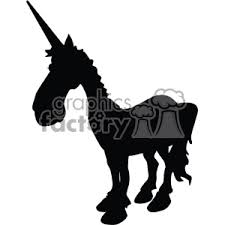Download Unicorn Silhouete Svg Cut File 1 Clipart Commercial Use Gif Jpg Png Svg Ai Pdf Dxf Clipart 403740 Graphics Factory
