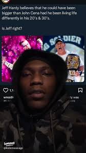 Could Jeff Hardy have been a bigger star than Cena