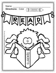 Download this adorable dog printable to delight your child. Free Reading Spider Fun Printable Coloring Page In The Preview Download 50 Off For The First Coloring Pages Spider Coloring Page Fun Classroom Activities