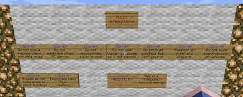 1.no griefing 2.no spamming 3.no advertising 4.no cursing/no constant cursing 5.no trolling/flaming 6.no banned items(tekkit rule) Mc Server Ts Details Avitscj Wordpress Com
