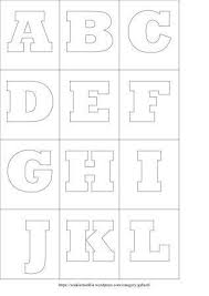 Gabarits Alphabet A Telecharger Au Format Pdf Pochoir Alphabet Lettre Alphabet A Imprimer Lettres De L Alphabet Imprimables