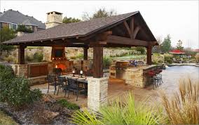 Outdoor Kitchen Fireplace Cozy Comely For Kitchens Landzenlandzen And Covered Outdoor Kitchens Rustic Outdoor Kitchens Outdoor Kitchen