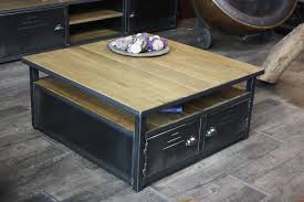 Table Basse Caisson Bois Metal Table Basse De Rangement Sur Mesure Meubles Et Rangements Par Micheli Design Table Basse Caisson Bois Mobilier De Salon