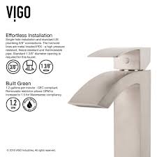 The apec3 stage water filtration system delivers clean filtered water at an affordable price. Vigo Satro Single Hole Bathroom Faucet