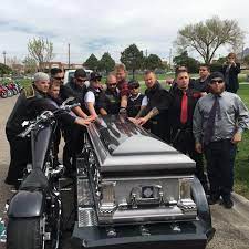 Pin On Motorcycle Hearse Service Biker Funerals