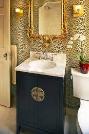African night stands, foot stools and lamps, all from the. Pin By Carolyn Bales On Housey Elements Eclectic Powder Room Bathroom Decor Leopard Wall