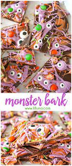 Monster Bark Recipe Halloween Goodies Fun Halloween Treats Halloween Treats