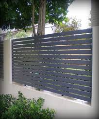 Fencing Ezi Slat Aluminium Fencing Slat Fence Stratco Fence Design House Fence Design Modern Fence Design