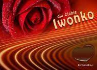 W dniu imienin życzę przede wszystkim dużo radości! Kartki Kartki Dla Iwony Kartki Imieninowe Imieniny Iwona