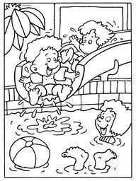 Learn how to draw and color a swimming pool party download this free printable swimming pool par. 7 Summer Camp 2014 Ideas Classroom Crafts Summer Coloring Pages Preschool Art