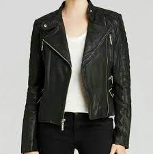 Bcbg Max Azria Gaddy Moto Leather Jacket Leather Moto Jacket Leather Jacket Jackets