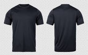 Black Sport T Shirts Front And Back Mock Up Template For Your Design In 2020 Plain Black T Shirt Shirts T Shirt Design Template