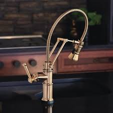 This brizo kitchen faucet is from the solna collection and in the color chrome. Brizo Kitchen Bath On Instagram A Brilliance Luxe Gold Finish Offers Opulent Shine To The Industrial Inspired Arc Kitchen Faucet Brizo Gold Kitchen Faucet