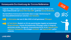 Bei einem wert über 100 greift in münchen die „notbremse. Land Nrw à¤« à¤Ÿ Facebook