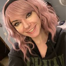 Dusty Rose Pink Wig Wavy Hair Bob Wig With Bangs Pink Cosplay Wig Party  Hair Her Wig Closet Katy
