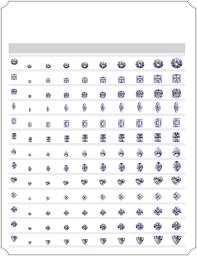 actual diamond size chart edit fill sign online handypdf