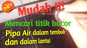 Bahkan anda bisa mengerjakannya sendiri tanpa perlu terlebih apabila posisi pipa yang bermasalah tersebut ditanamkan di dalam dinding rumah, maka anda pekerjaan ini akan semakin terasa merepotkan. Cara Mencari Pipa Bocor Dalam Tembok Atau Lantai Youtube