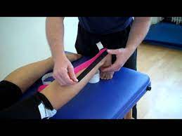 How To Treat Achilles Tendonitis Using Kinesiology Tape Youtube