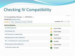 Iv Drug Incompatibilities