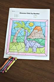 Right here are some suggestions on how to make use of dinosaurs. Free Dinosaur Color By Number Printable Worksheets