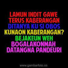 Kumpulan Dp Bbm Lucu Bahasa Sunda Terbaru 2016 Teks Lucu Lucu Kata Kata