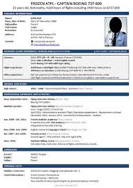 airline pilot resume sample luxury