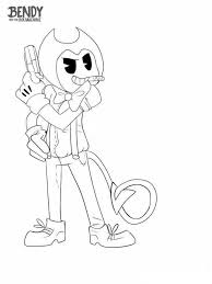 Printable Bendy And The Ink Machine Coloring Pages In 2020 Cartoon Coloring Pages Coloring Pages Bendy And The Ink Machine