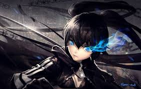 He has fiery spiky black hair and beautiful dark blue eyes. Anime Girls Bangs Black Hair Black Rock Shooter Blue Eyes Chains Faces Glowing Eyes Hoodies Katana Long Hair Soft Shading Swords Twintails Weapons Zippers Wallpaper 6561x4169 1068896 Wallpaperup