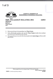 Koleksi soalan dibahagikan mengikut mata pelajaran dan negeri atau sekolah yang mengeluarkan soalan tersebut beserta skema jawapan bagi soalan yang dikongsikan. Tema Umum Soalan Sejarah Kertas 3 Spm Guru Sejarah Spm Ting 4 5 Facebook