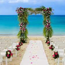 West Beach Celebration Venue At Atlantis Bahamas Wedding Beach Ceremony Beach Wedding Arch Beach Wedding