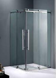 Shower Screen Frameless Sliding Corner Shower Screen With Base 900mm X 900mm X 1990mm Sliding Shower Screens Corner Shower Shower Screen