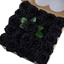 Johouse 30pcs artificial rose flowers, black roses faux roses single stem fake flowers for diy wedding bouquets halloween party favor home decor, 3 size with 2 leaves 4.4 out of 5 stars 340 $12.99 $ 12. Breeze Talk Artificial Flowers Black Roses 50pcs Realistic Fake Roses W Stem For Diy Wedding Bouquets Centerpieces Arrangements Party Baby Shower Home Decorations 50pcs Black Buy Online In Bahamas At Bahamas Desertcart Com Productid