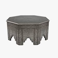 Visit this site for details: White Metal Octogonal Moroccan Coffee Table 3d Model 39 Max Obj Fbx Free3d