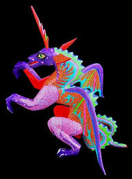 Oaxacan Wood Carvings Jesus Torres Dragon Fabulous Beasts Fantasy Art Dolls Mexican Art