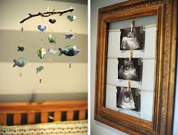 Rustic Baby Room Decor Nursery Blue Boy Owls Fish Mobile Shabby Ultrasound Pictures Open Frame Baby Room Decor Rustic Baby Rooms Rustic Baby Nurseries