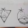 Beach tattoos are perfect reminders of the complete bliss of the summer vacations, either for the childhood memories or the paradisiacal islands we wish to visit someday. 1